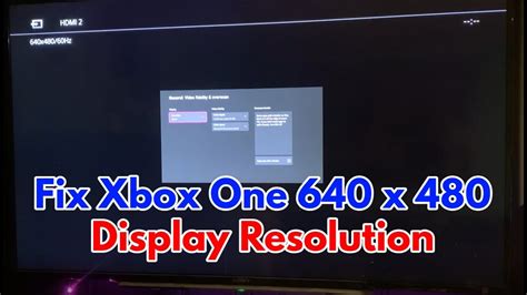 Xbox resolution stuck at 640x480  The screen went to 640x480 and has been stuck like that since when connected to my 290x